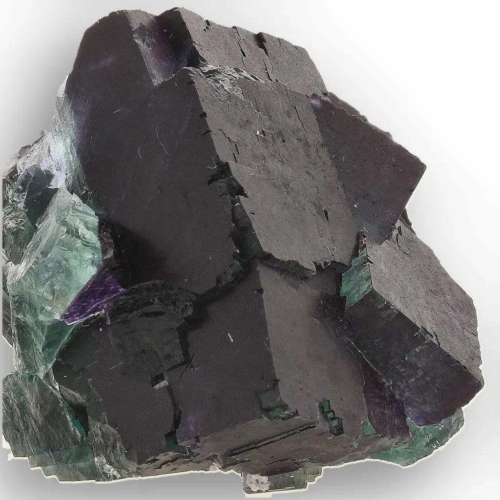 Purple and Green Fluorite Cluster from Okorusu Angel Pocket