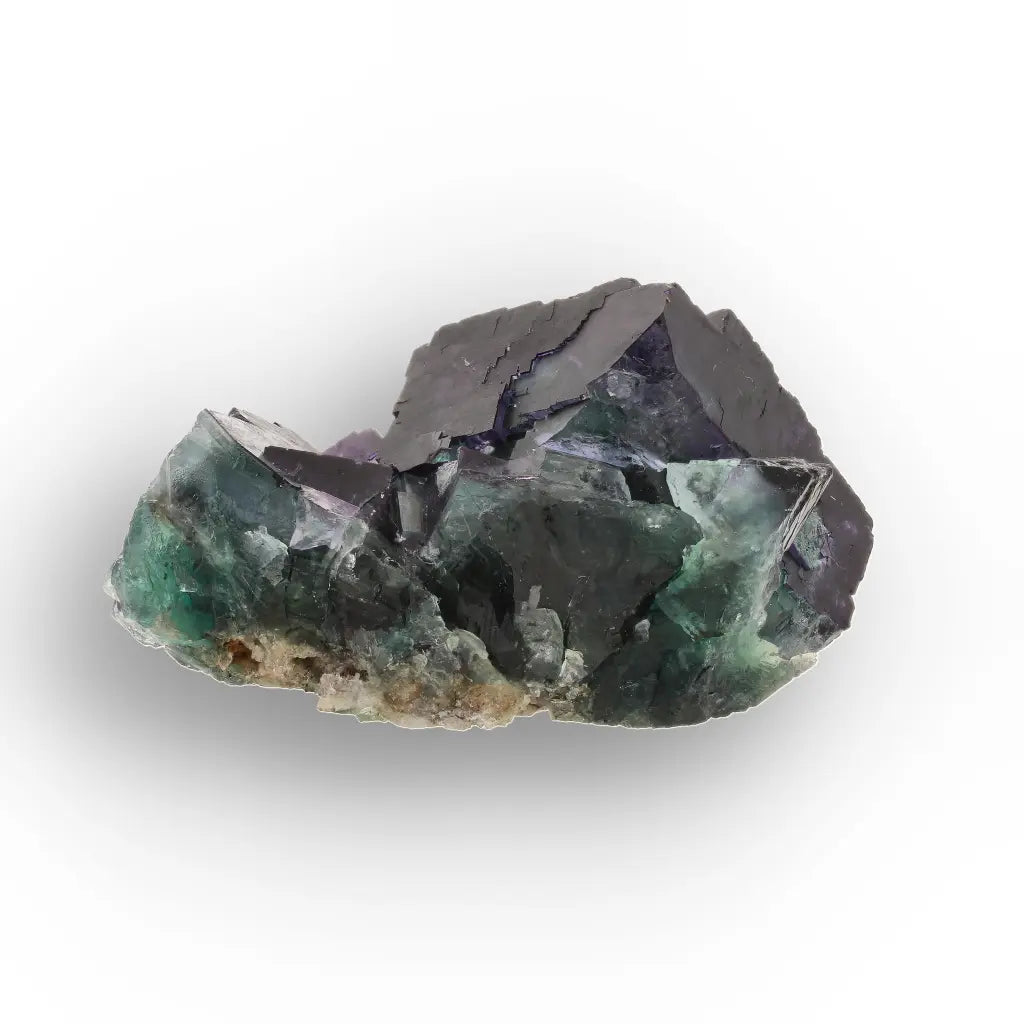 Purple and Green Fluorite Cluster from Okorusu Angel Pocket