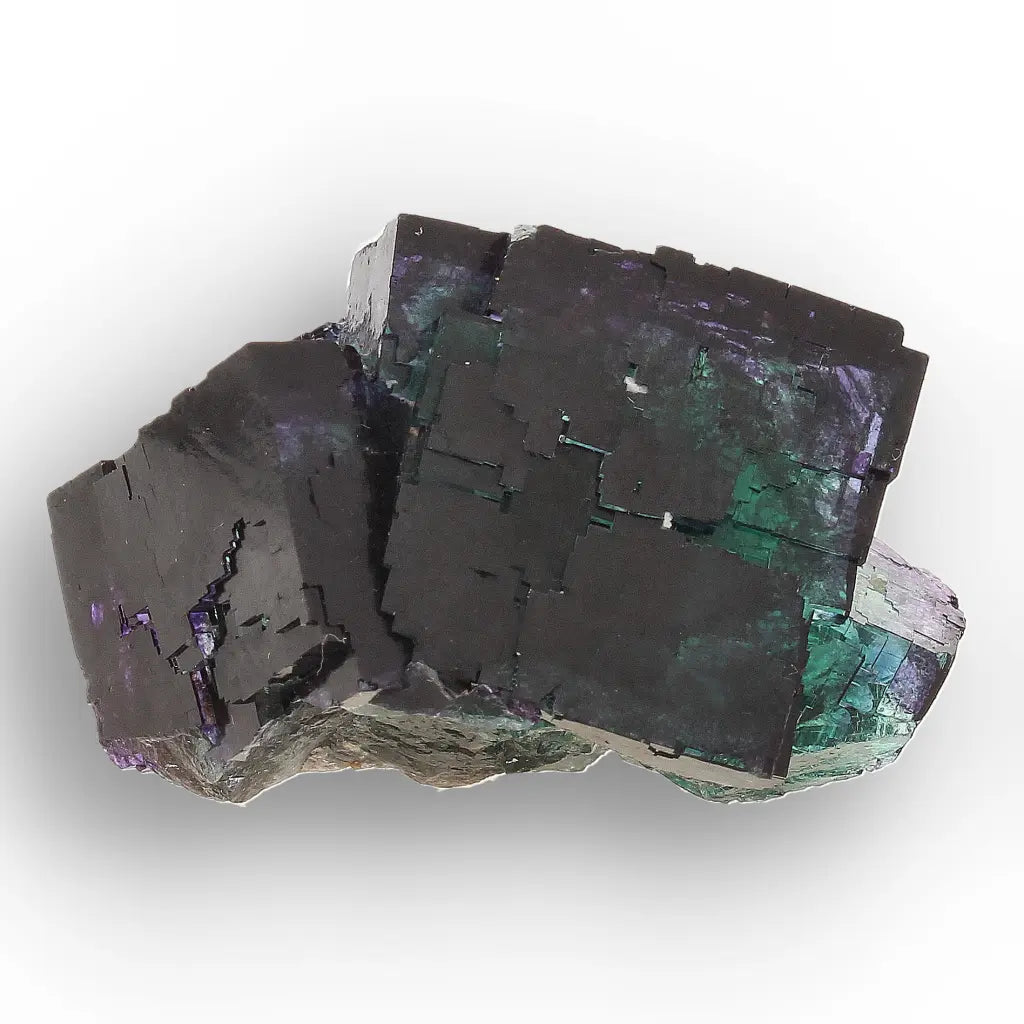 Purple and Green Fluorite from Okorusu Angel Pocket, Namibia