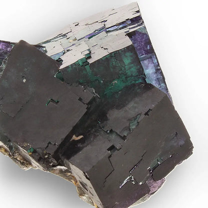 Purple and Green Fluorite from Okorusu Angel Pocket, Namibia