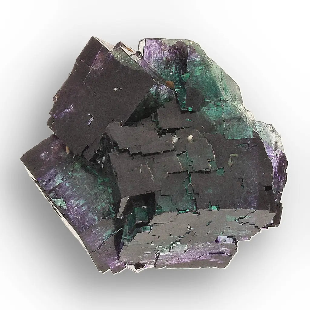 Purple and Green Fluorite from Okorusu Angel Pocket, Namibia