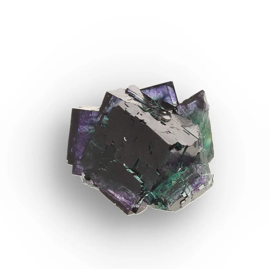 Purple and Green Fluorite from Okorusu Angel Pocket, Namibia