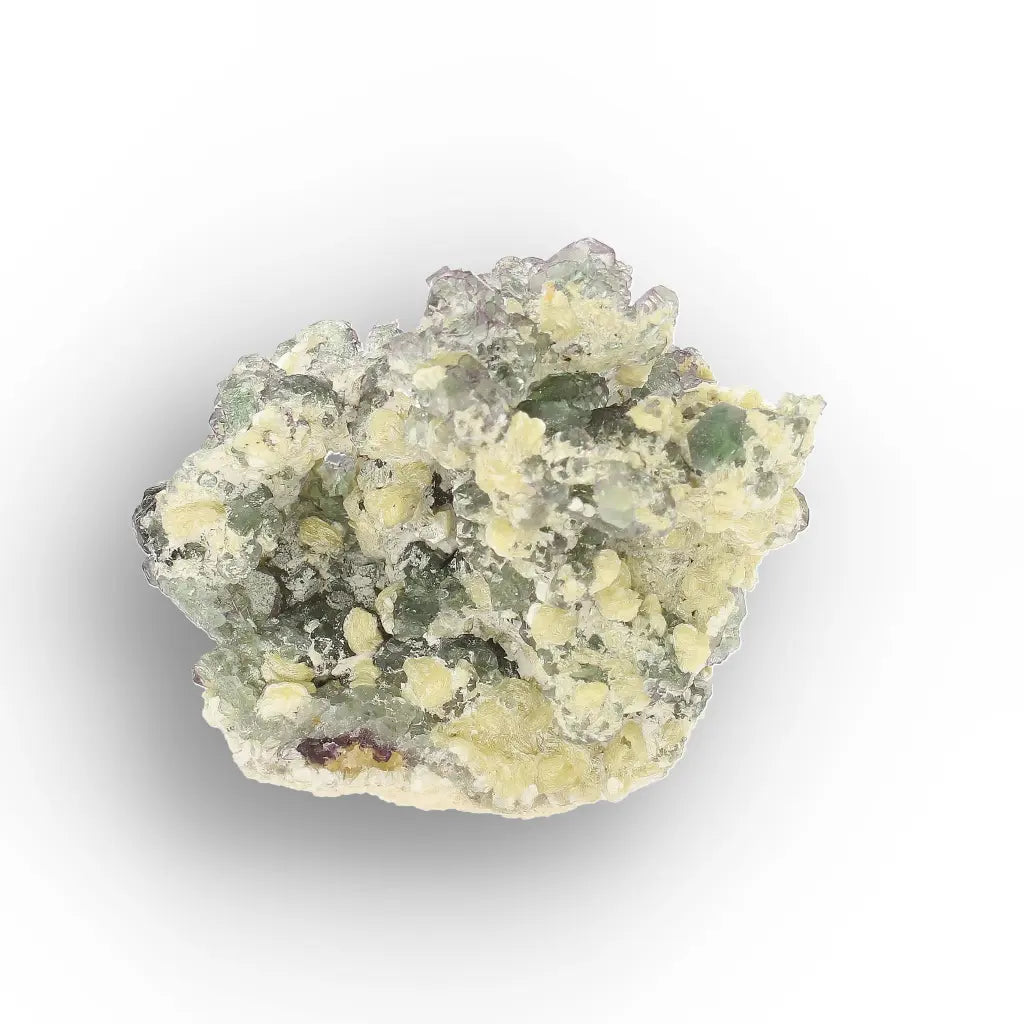 Gemmy Green Fluorite with Muscovite from Erongo, Namibia