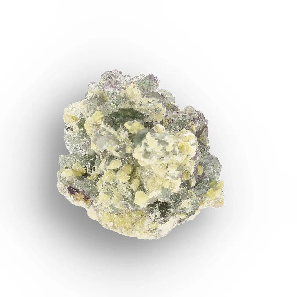 Gemmy Green Fluorite with Muscovite from Erongo, Namibia
