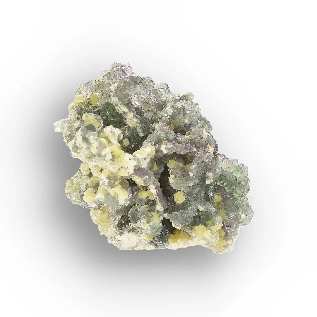 Gemmy Green Fluorite with Muscovite from Erongo, Namibia