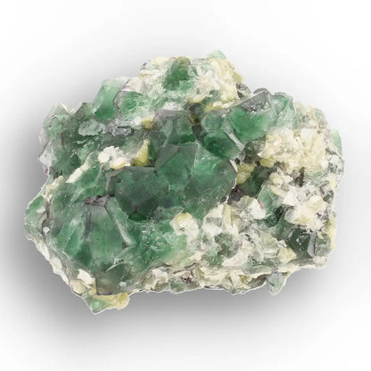 Emerald Green Fluorite with Muscovite from Erongo, Namibia
