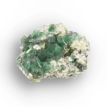 Emerald Green Fluorite with Muscovite from Erongo, Namibia