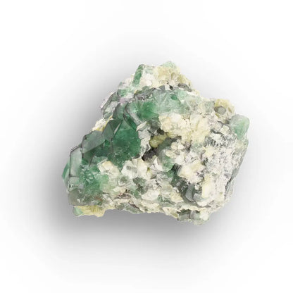 Emerald Green Fluorite with Muscovite from Erongo, Namibia