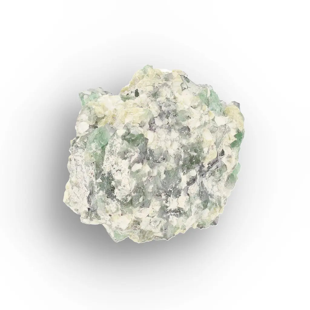 Emerald Green Fluorite with Muscovite from Erongo, Namibia