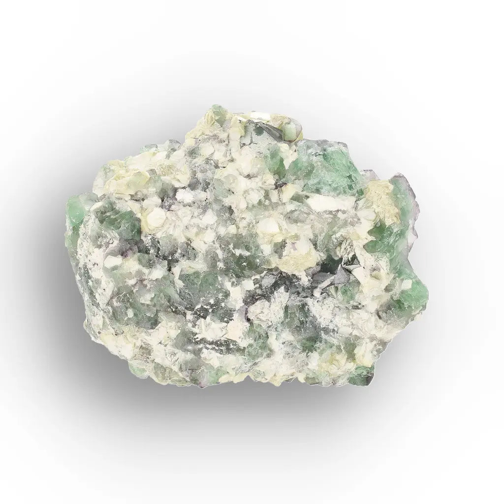 Emerald Green Fluorite with Muscovite from Erongo, Namibia