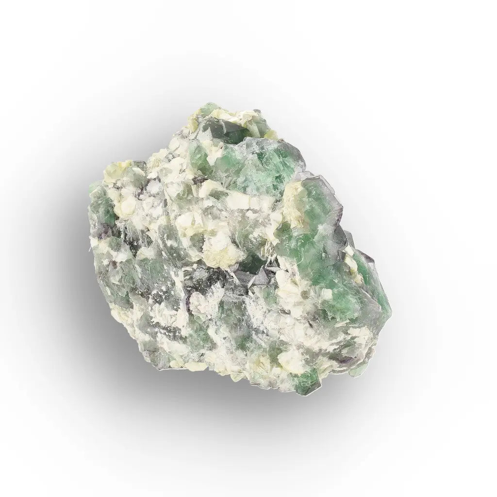 Emerald Green Fluorite with Muscovite from Erongo, Namibia