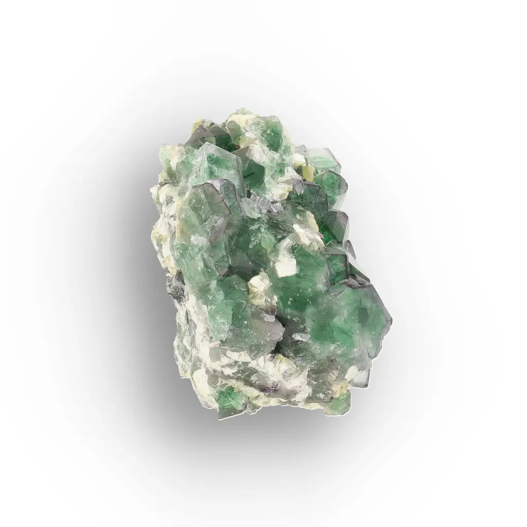 Emerald Green Fluorite with Muscovite from Erongo, Namibia