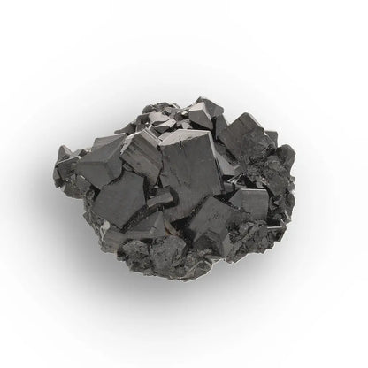 Jet-Black Schorl (Black Tourmaline) Crystal Cluster from Namibia