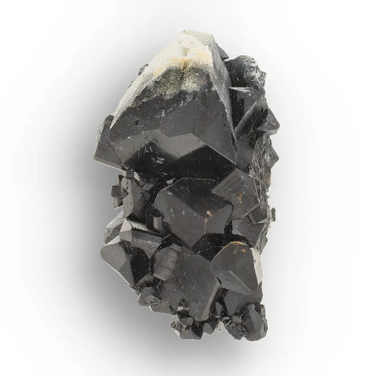 Black Tourmaline with Hyalite Opal from Namibia