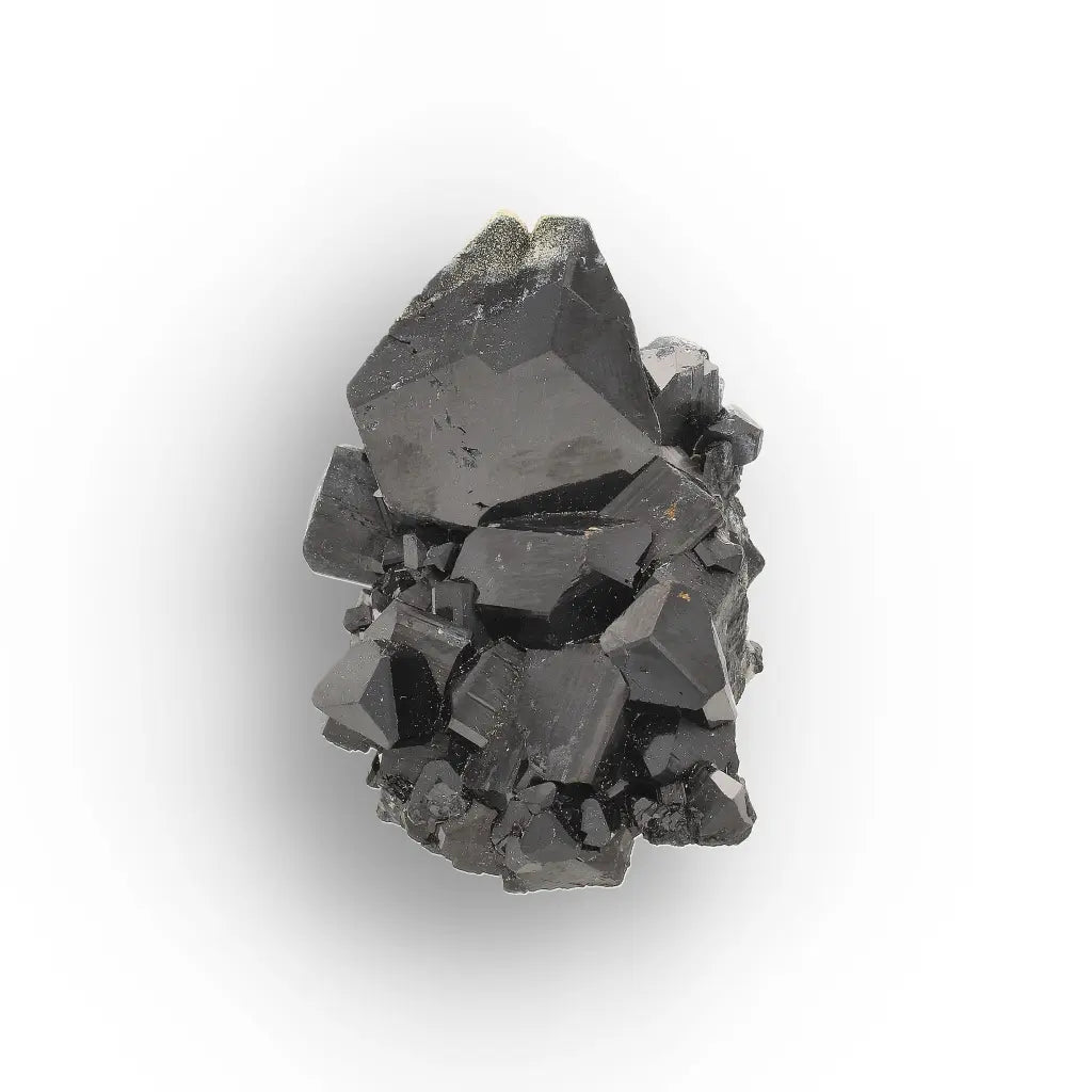 Black Tourmaline with Hyalite Opal from Namibia