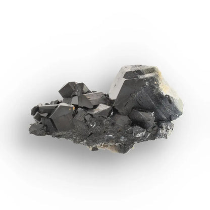 Black Tourmaline with Hyalite Opal from Namibia