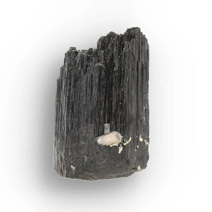 Black Tourmaline with Fluorite & Goshenite from Namibia