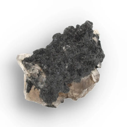 Smoky Quartz with Black Tourmaline from Namibia