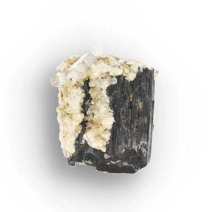 Black Tourmaline with Muscovite & Goshenite from Namibia