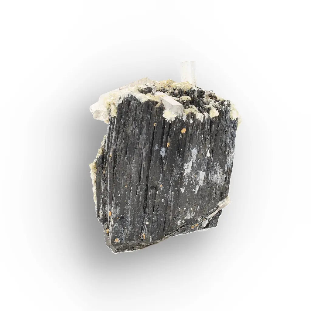 Black Tourmaline with Muscovite & Goshenite from Namibia