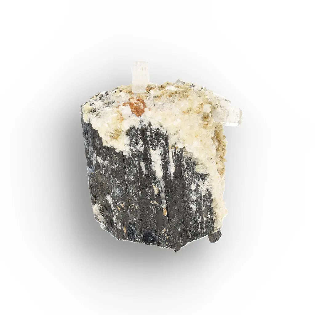 Black Tourmaline with Muscovite & Goshenite from Namibia