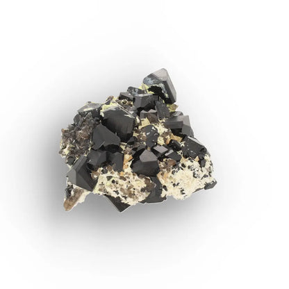 Black Tourmaline on Feldspar from Namibia
