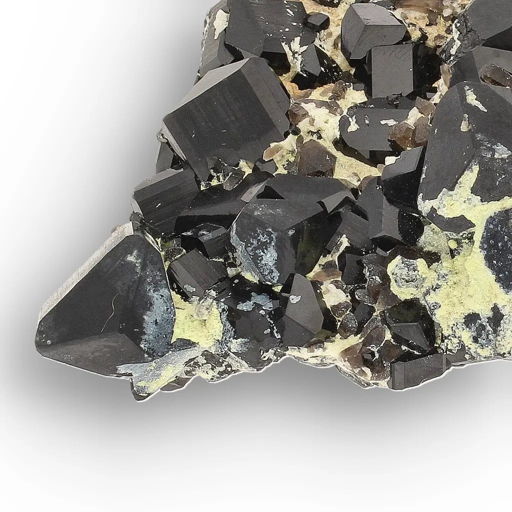 Black Tourmaline on Feldspar from Namibia