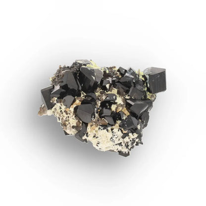 Black Tourmaline on Feldspar from Namibia