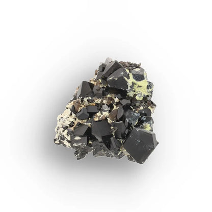 Black Tourmaline on Feldspar from Namibia