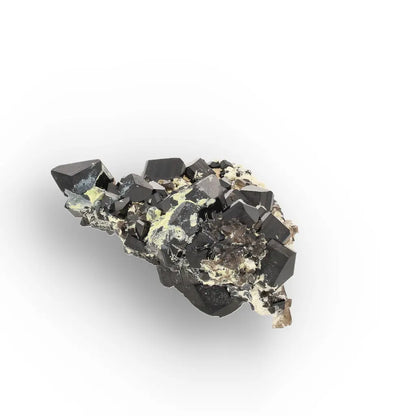 Black Tourmaline on Feldspar from Namibia