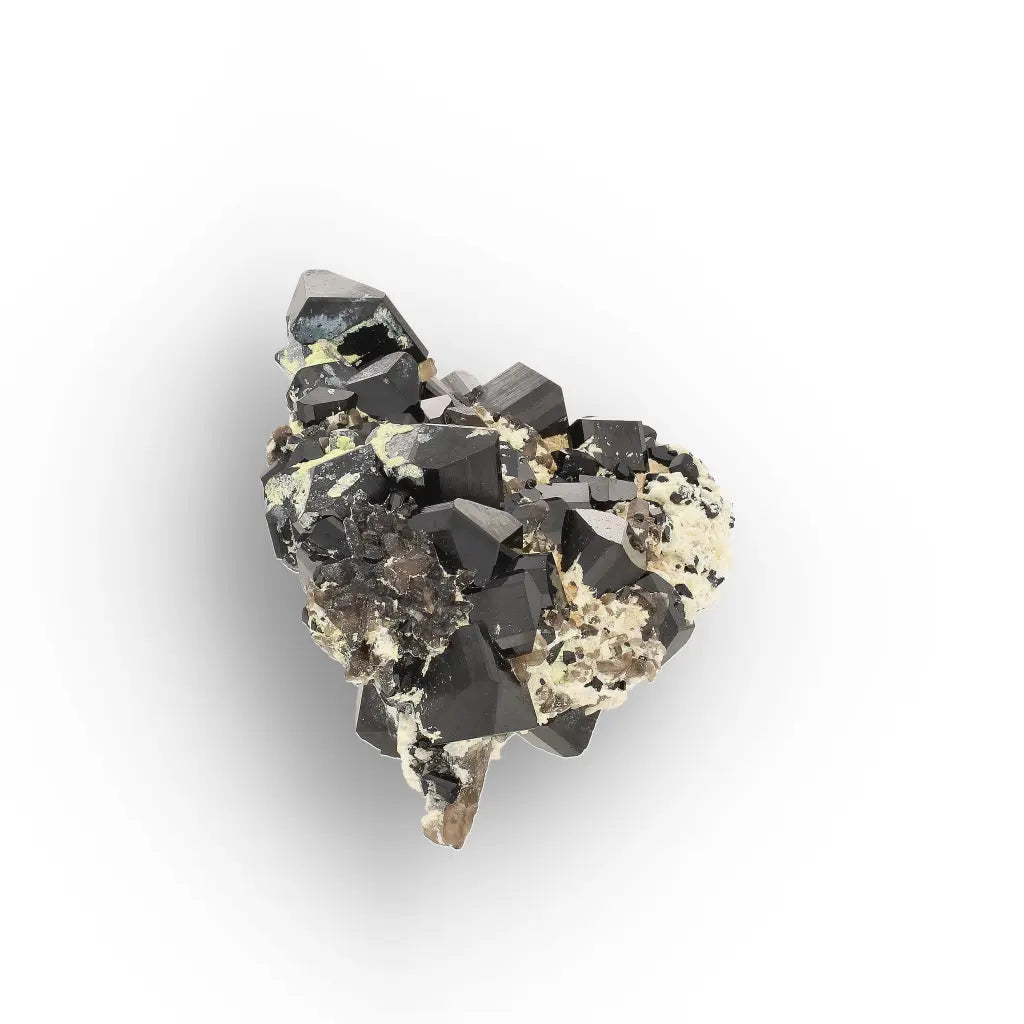 Black Tourmaline on Feldspar from Namibia