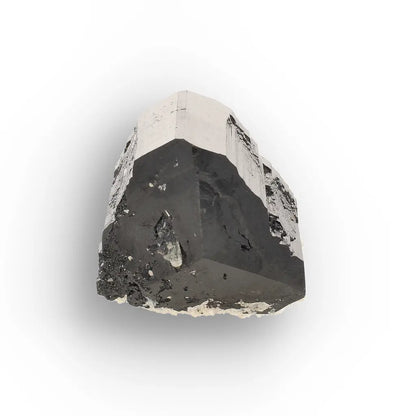 Double-Terminated Black Tourmaline with Goshenite & Hyalite Opal from Namibia
