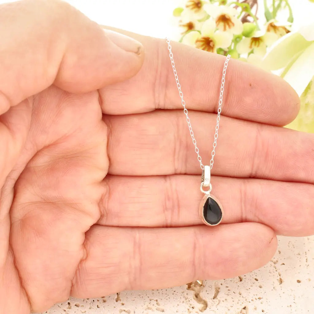 Get your Eclipse Black Onyx Necklace in Sterling Silver online now or in store at Forever Gems in Franschhoek, South Africa