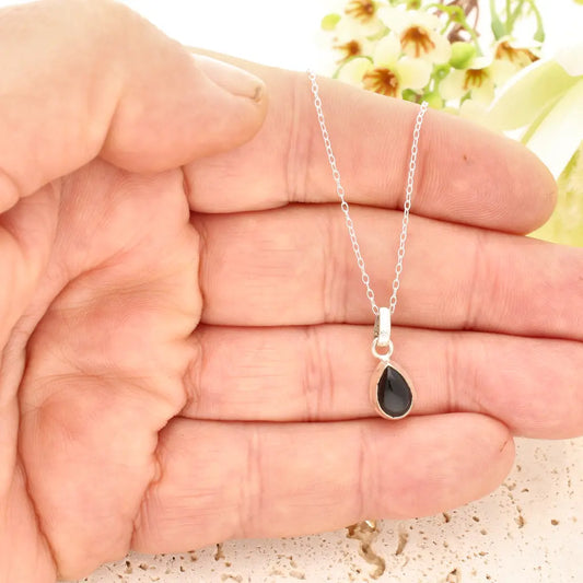 Get your Eclipse Black Onyx Necklace in Sterling Silver online now or in store at Forever Gems in Franschhoek, South Africa