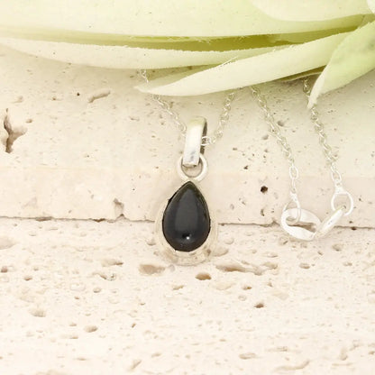Get your Eclipse Black Onyx Necklace in Sterling Silver online now or in store at Forever Gems in Franschhoek, South Africa