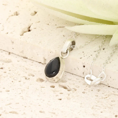 Get your Eclipse Black Onyx Necklace in Sterling Silver online now or in store at Forever Gems in Franschhoek, South Africa