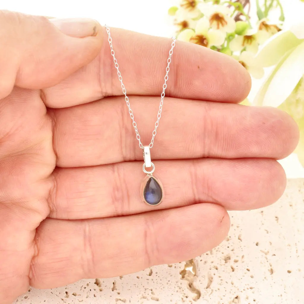 Get your Moonlit Veil Labradorite Necklace in Sterling Silver online now or in store at Forever Gems in Franschhoek, South Africa