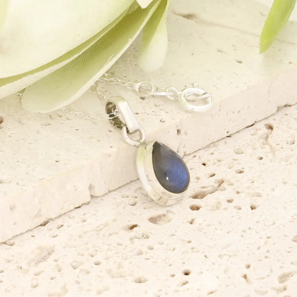 Get your Moonlit Veil Labradorite Necklace in Sterling Silver online now or in store at Forever Gems in Franschhoek, South Africa