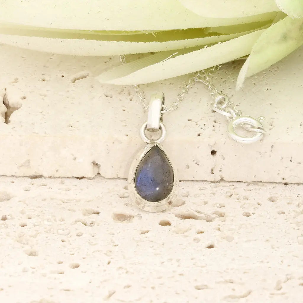 Get your Moonlit Veil Labradorite Necklace in Sterling Silver online now or in store at Forever Gems in Franschhoek, South Africa
