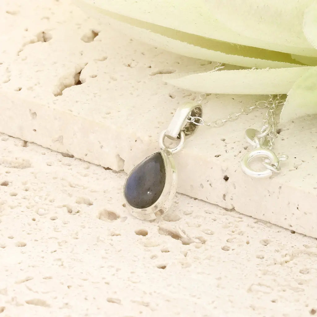 Get your Moonlit Veil Labradorite Necklace in Sterling Silver online now or in store at Forever Gems in Franschhoek, South Africa