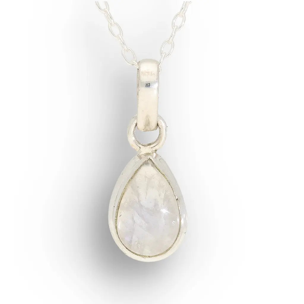 Get your Celestial Whisper Rainbow Moonstone Necklace in Sterling Silver online now or in store at Forever Gems in Franschhoek, South Africa