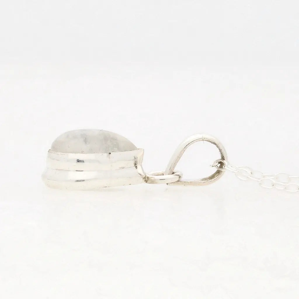 Get your Celestial Whisper Rainbow Moonstone Necklace in Sterling Silver online now or in store at Forever Gems in Franschhoek, South Africa