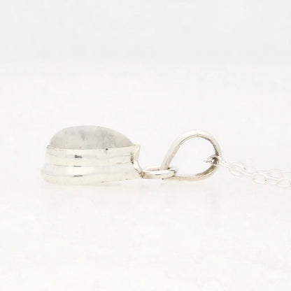 Get your Celestial Whisper Rainbow Moonstone Necklace in Sterling Silver online now or in store at Forever Gems in Franschhoek, South Africa