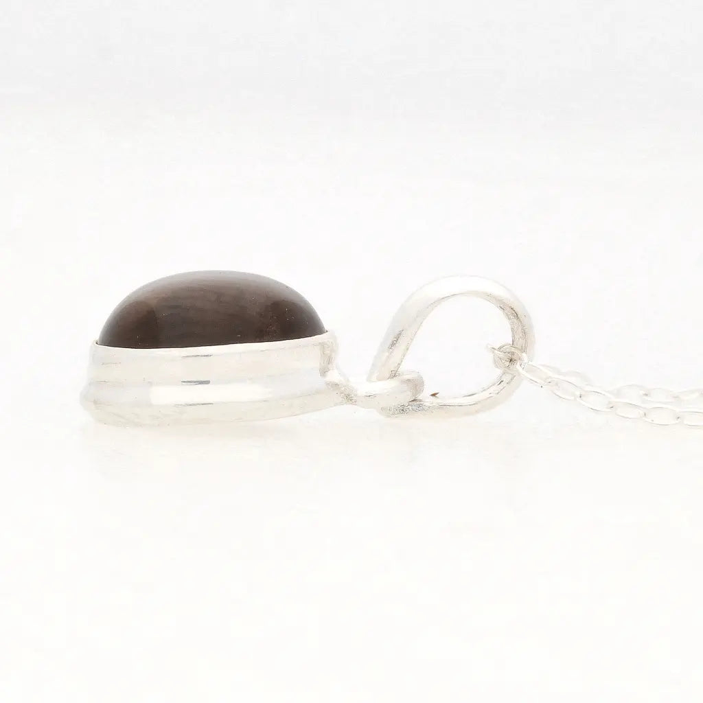 Get your Sterling Silver Smoky Quartz Oval Necklace online now or in store at Forever Gems in Franschhoek, South Africa