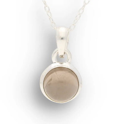 Get your Sterling Silver Smoky Quartz Round Necklace online now or in store at Forever Gems in Franschhoek, South Africa