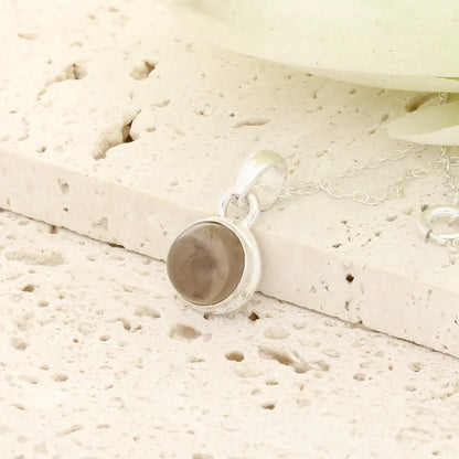 Get your Sterling Silver Smoky Quartz Round Necklace online now or in store at Forever Gems in Franschhoek, South Africa
