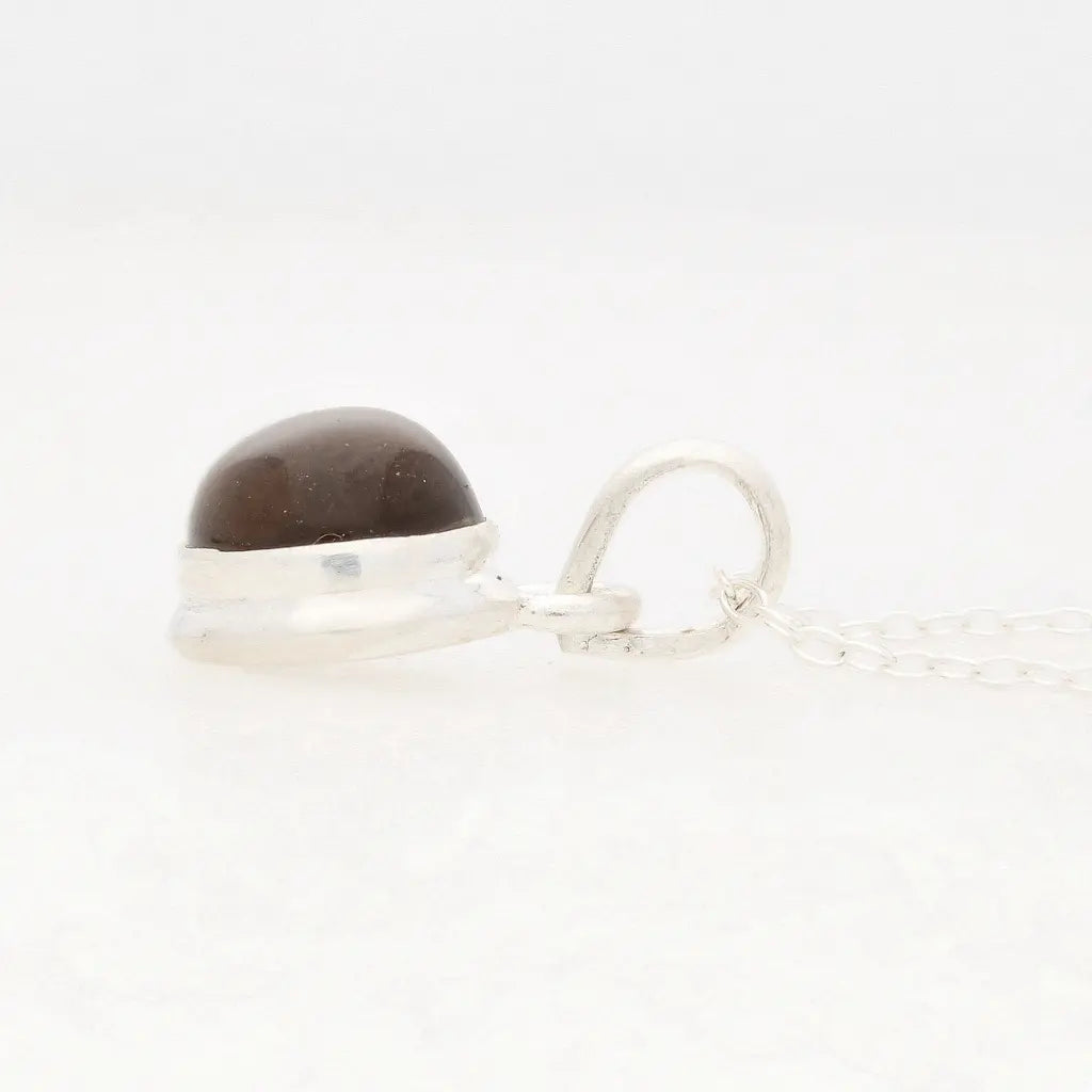 Get your Sterling Silver Smoky Quartz Round Necklace online now or in store at Forever Gems in Franschhoek, South Africa