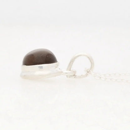 Get your Sterling Silver Smoky Quartz Round Necklace online now or in store at Forever Gems in Franschhoek, South Africa