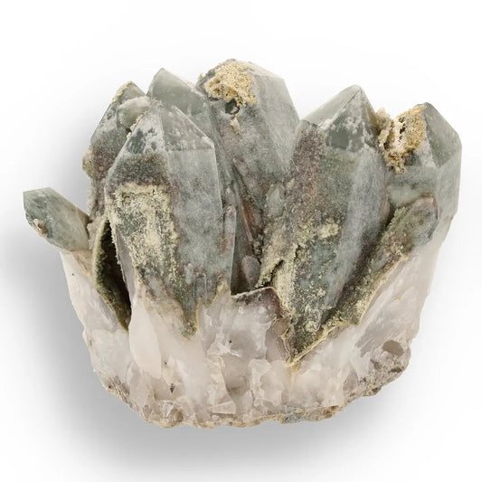 Get your Chlorite Included Quartz Phantom Crystal Cluster online now or in store at Forever Gems in Franschhoek, South Africa