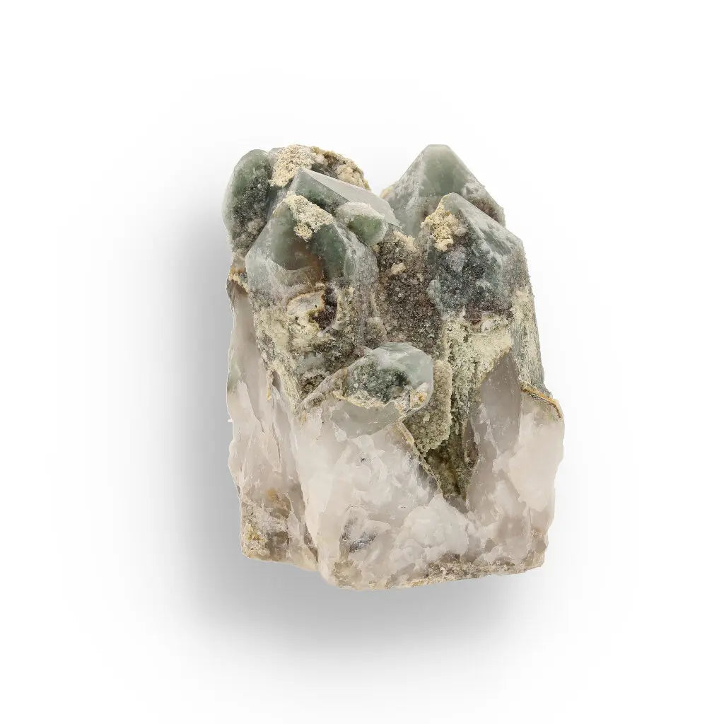 Get your Chlorite Included Quartz Phantom Crystal Cluster online now or in store at Forever Gems in Franschhoek, South Africa